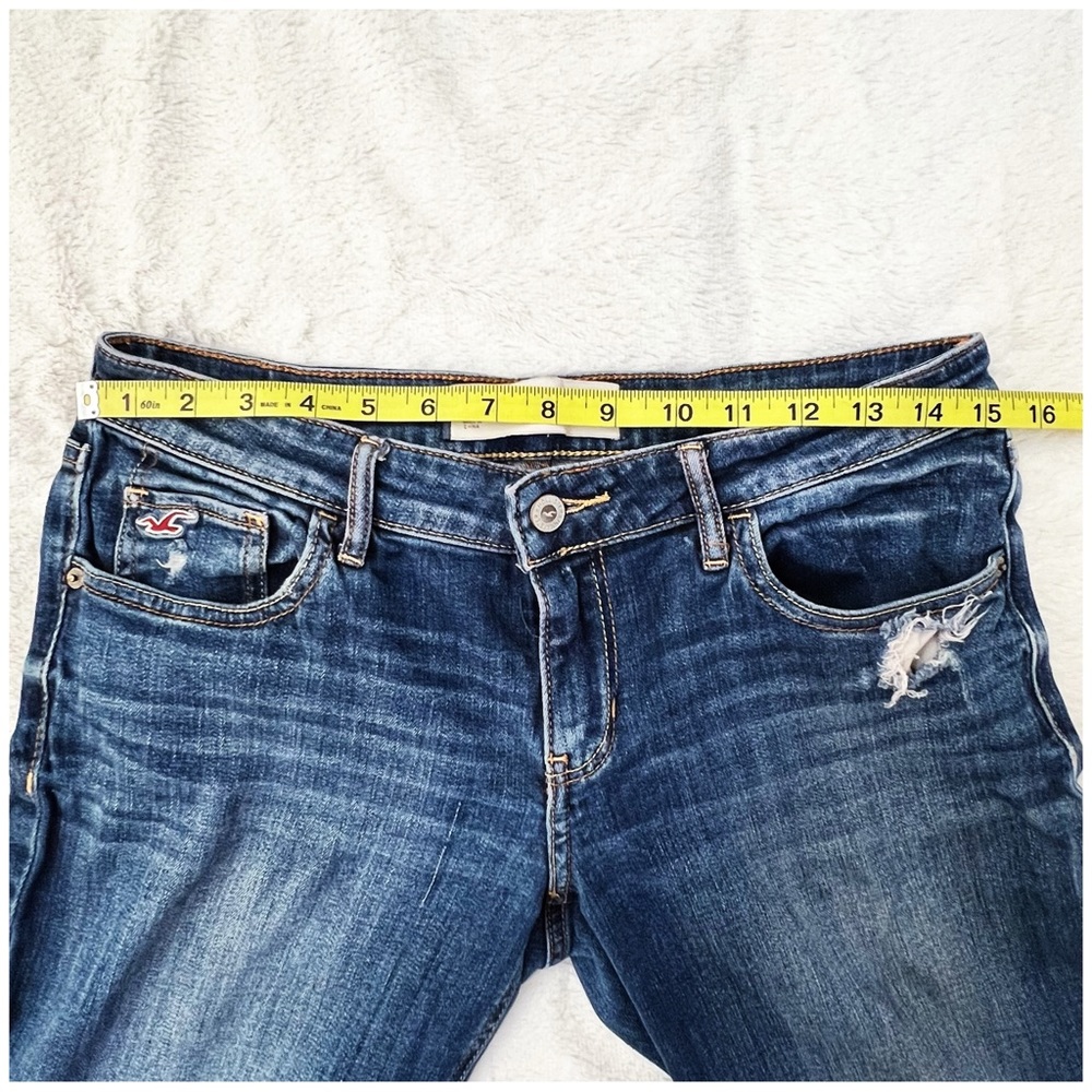 Hollister Distressed Raw Hem Jeans Size 29 - Picture 8 of 16
